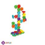 بازی ساختنی گیربکس 100 قطعه تاپ توی